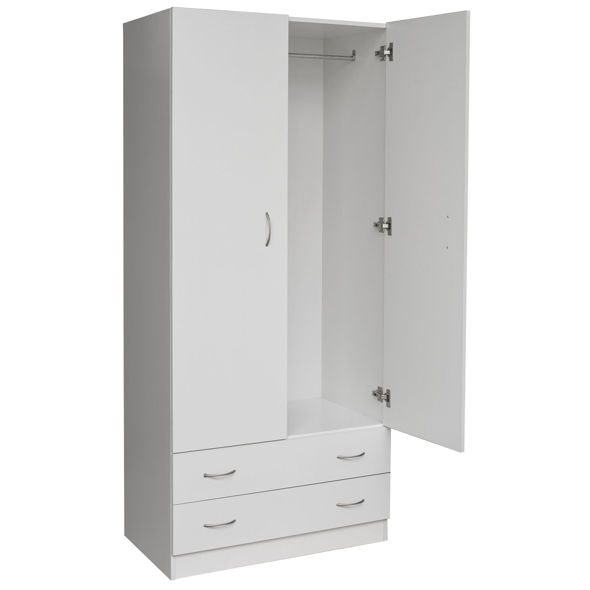 Wardrobe 800mm Wide - White