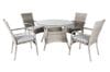 Priestly 5 Piece Outdoor Round Dining Set Thumbnail Main
