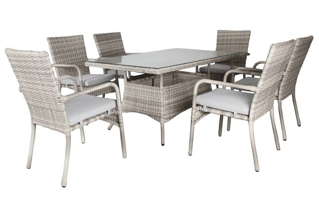 Priestly 7 Piece Outdoor Dining Set