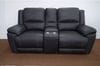 Toorak 2 Seater Reclining Lounge with Storage Console Thumbnail Main