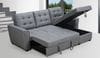 Gabby 2 Seater Chaise Lounge with Sofabed + Storage Thumbnail Related