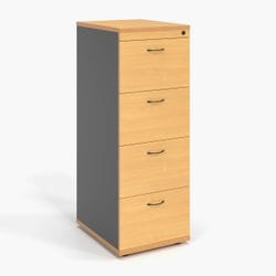 Rapid Worker 4 Draw Filing Cabinet