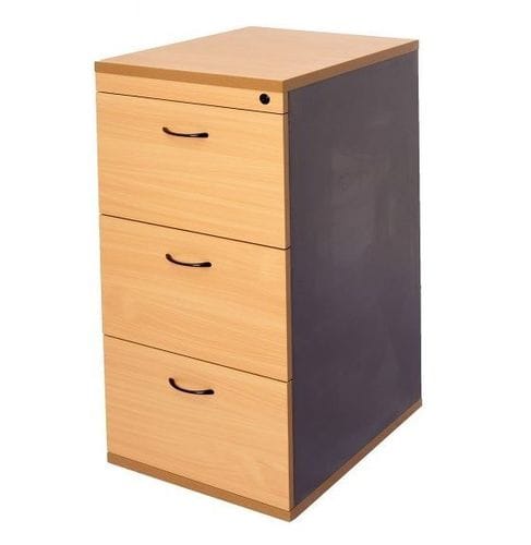 Rapid Worker 3 Draw Filing Cabinet Main