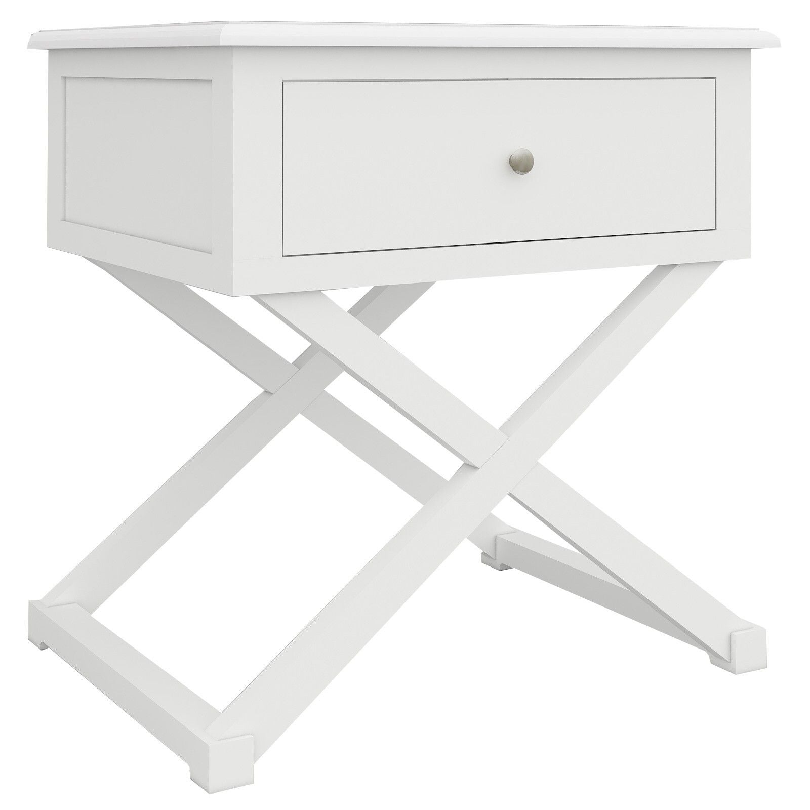 Hampton Side Table With Cross Legs Main Hampton Side Table With Cross Legs Main
