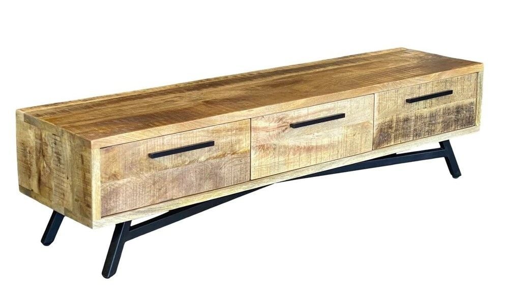 Retro Tv Unit - 3 Drawers