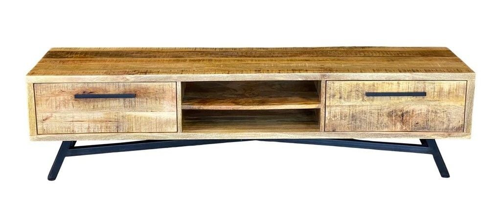 Retro Tv Unit - 2 Drawer