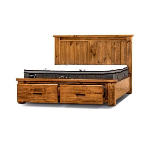 Outback Queen Bed with Drawers Main