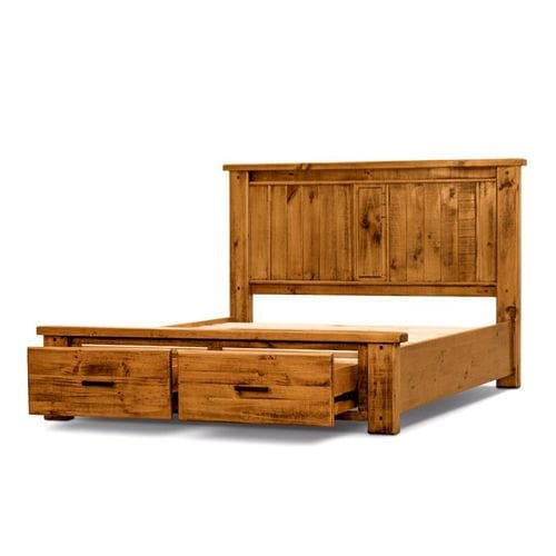 Outback Queen Bed with Drawers Related