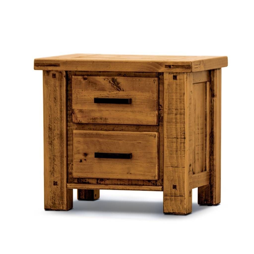 Outback 2 Drawer Bedside