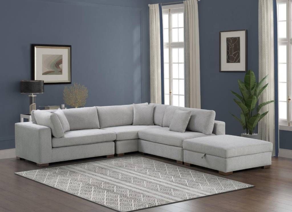 Cameo 5 Seater Modular Lounge w/ Storage Ottoman Related Cameo 5 Seater Modular Lounge w/ Storage Ottoman Related