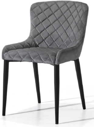 aria velvet dining chairs