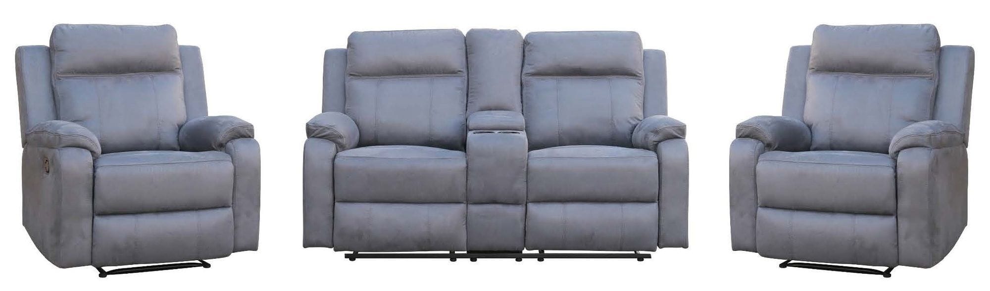 Kingston 2 Seater with Console Reclining Suite