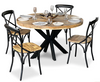 Foundry 5 Piece Round Dining Suite - Foundry Chairs Thumbnail Main