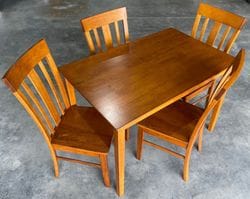 Bond 5 Piece Dining Suite with Whitehall Chairs