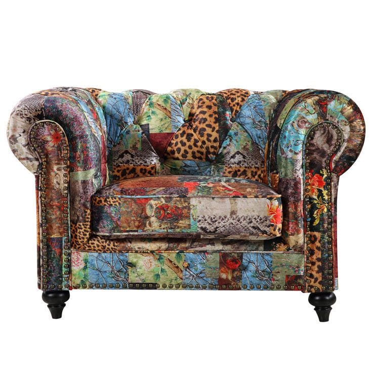 Chesterfield Arm Chair - Patchwork Main