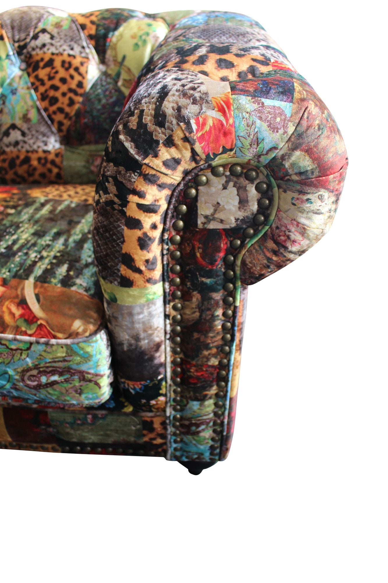 Chesterfield Arm Chair - Patchwork Related Chesterfield Arm Chair - Patchwork Related