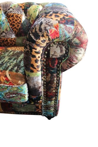 Chesterfield 2 Seater Lounge - Patchwork Related