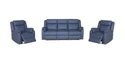 Pinnacles 3 Seater Electric Leather Lounge Suite