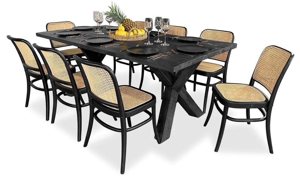 Sussex 9 Piece Dining Suite - Paris Chair Main Sussex 9 Piece Dining Suite - Paris Chair Main