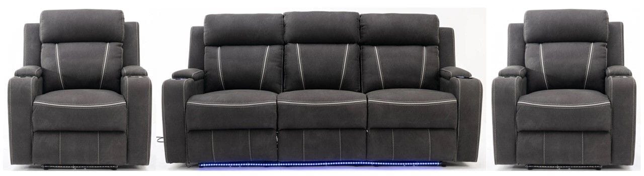 Magic 3 Seater Electric Reclining Lounge Suite Main