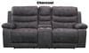 Brooklyn 2 Seater Reclining Lounge with Console Thumbnail Main