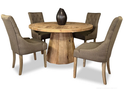 Norfolk 5 piece Dining Suite - Riga Chairs