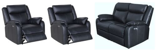 Pinnacles 2 Seater Electric Leather Lounge Suite Main