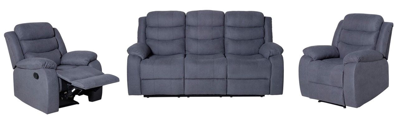 Apollo 3 Seater Reclining Lounge Suite