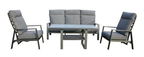 Palmdale 4 Piece Reclining Outdoor Sofa Set Related