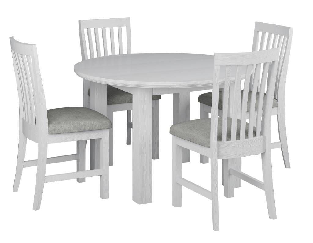 Coastal 5 Piece Round Dining Suite