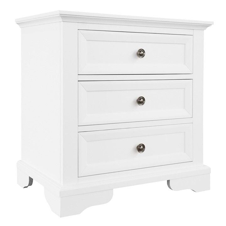 Sala 3 Drawer Bedside Table