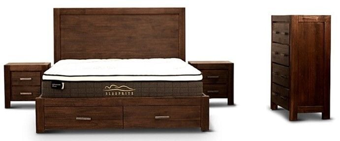 Zurich 4 Piece King Bedroom Suite