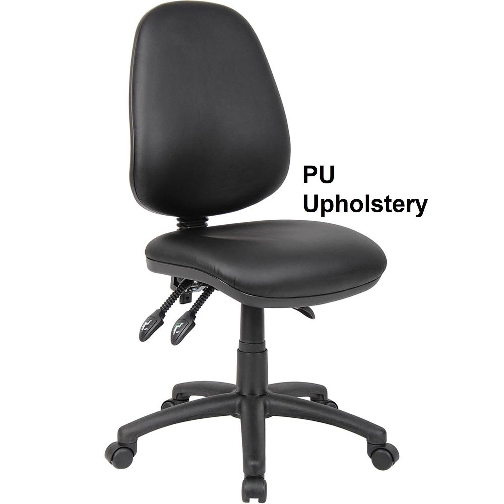 Typist Office Chair - PU Upholstery
