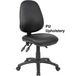 Typist Office Chair - PU Upholstery