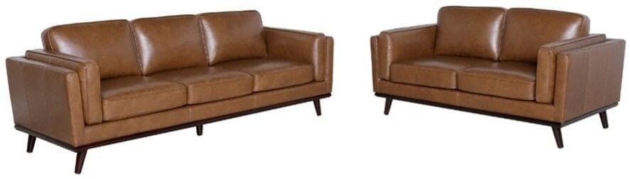 Riley 2 + 3 Seater Leather Sofa