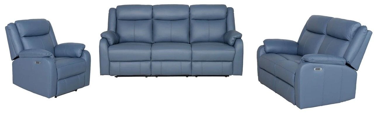 Pinnacles 3 + 2 + 1 Seater Electric Leather Lounge Suite Main
