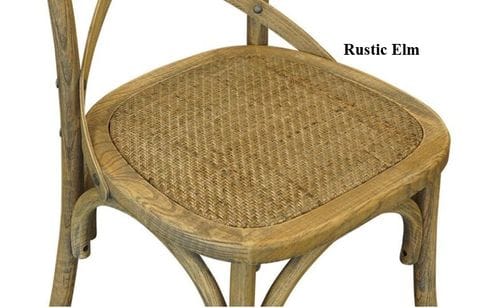 Crossback Dining Chair - Rattan Seat Related