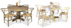 Bristol 5 Piece Dining Suite with Wishbone Chairs - 1200mm Thumbnail Main