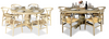 Bristol 7 Piece Dining Suite with Wishbone Chairs - 1500mm Thumbnail Main