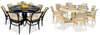 Bristol 9 Piece Dining Suite with Paris Chairs - 1500mm Thumbnail Main