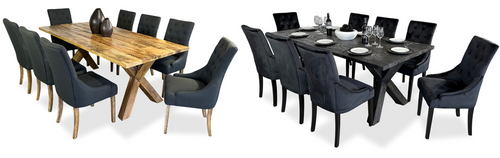 Sussex 9 Piece Dining Suite - Riga Chair Main