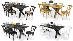 Sussex 7 Piece Dining Suite - Crossback Chair