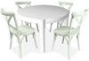 Santorini 5 Piece Dining Suite - Crossback Chairs Thumbnail Main
