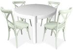 Santorini 5 Piece Dining Suite - Crossback Chairs