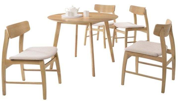 Jessie 5 Piece Round Dining Suite