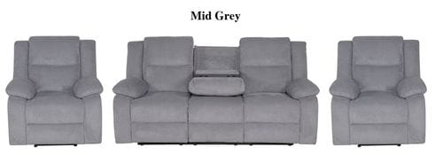 Rancher 3 Seater Reclining Lounge Suite Main