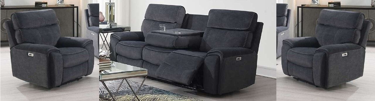 Dynasty 3 Seater Electric Reclining Suite