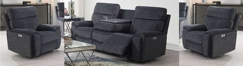 Dynasty 3 Seater Electric Reclining Suite Main