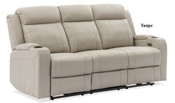 Arnold 3 Seater Leather Electric Reclining Lounge