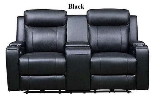 Arnold 2 Seater Leather Electric Reclining Lounge Main